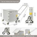 Multi-functional Outdoor camping folding shopping cart household trolley storage box Oasis Select Grey B