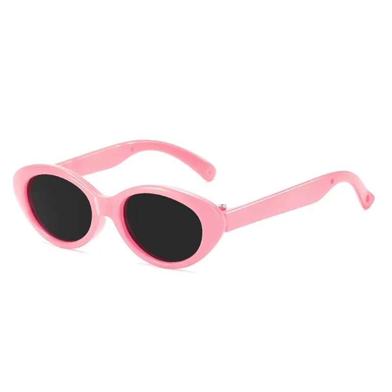 Multicolor Cool Pets Eyeglasses Fashioning Cat Glasses Dog Sunglasses Round Frames Glasses Photograph Props Doll Accessories Oasis Select pink