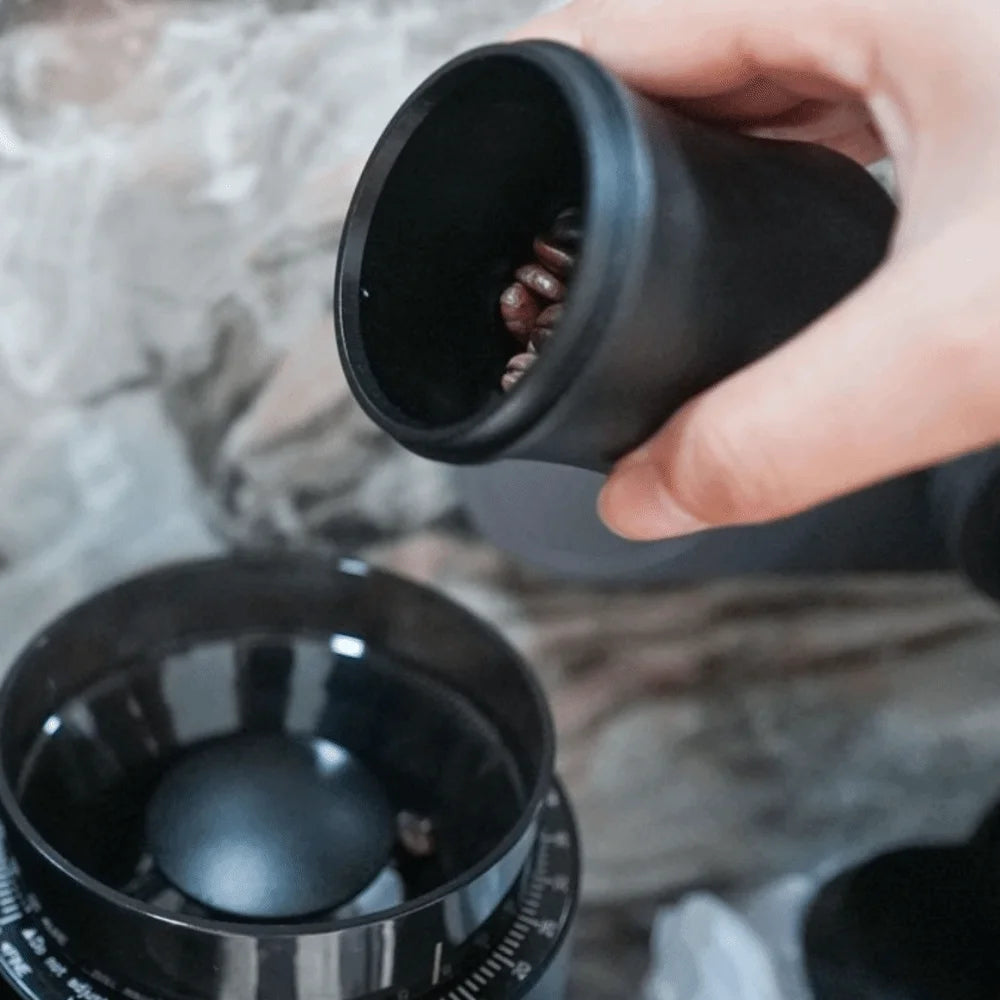 58mm Electronic Coffee Dosing Cup with LED Scale | Aluminium