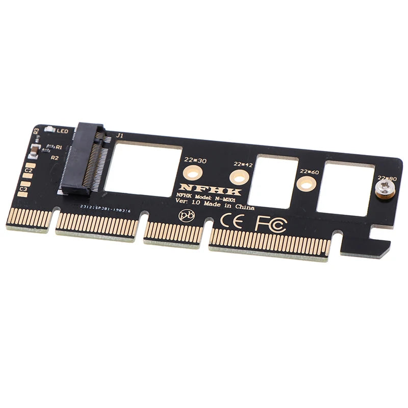 1*NVMe M.2 NGFF SSD to PCI-E PCI express 3.0 16x x4 adapter riser card converte Oasis Select