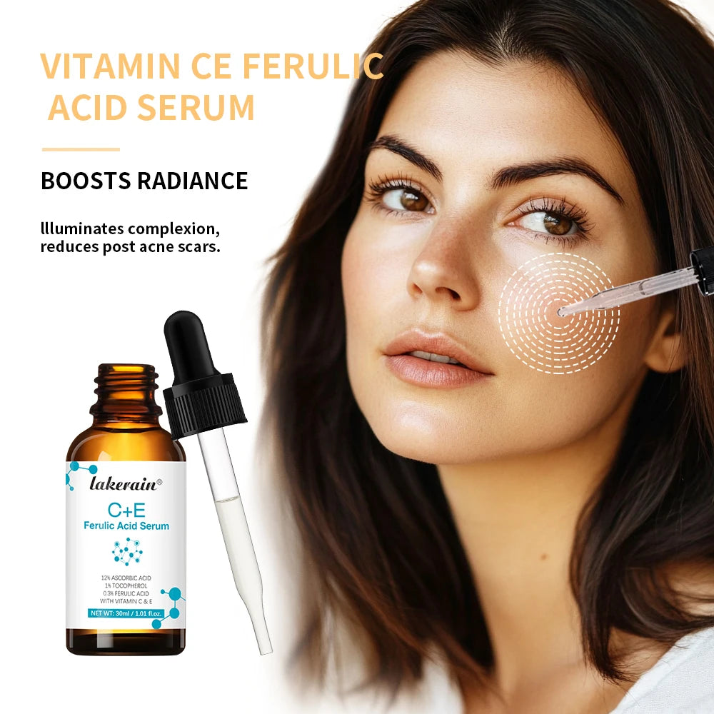 Vitamin C Face Serum Reduce Dark Spots Acne Scars Provides Firming Diminishes Fine Lines Facial Essence Korean Skin Care Product Oasis Select