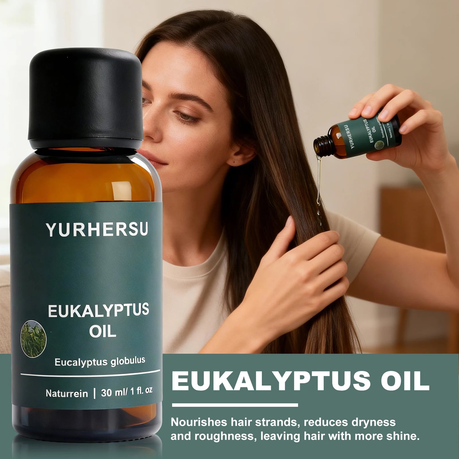 100% Pure Eucalyptus Essential Oil 30ml – Diffuser & Skin Care Essential Oil Oasis Select