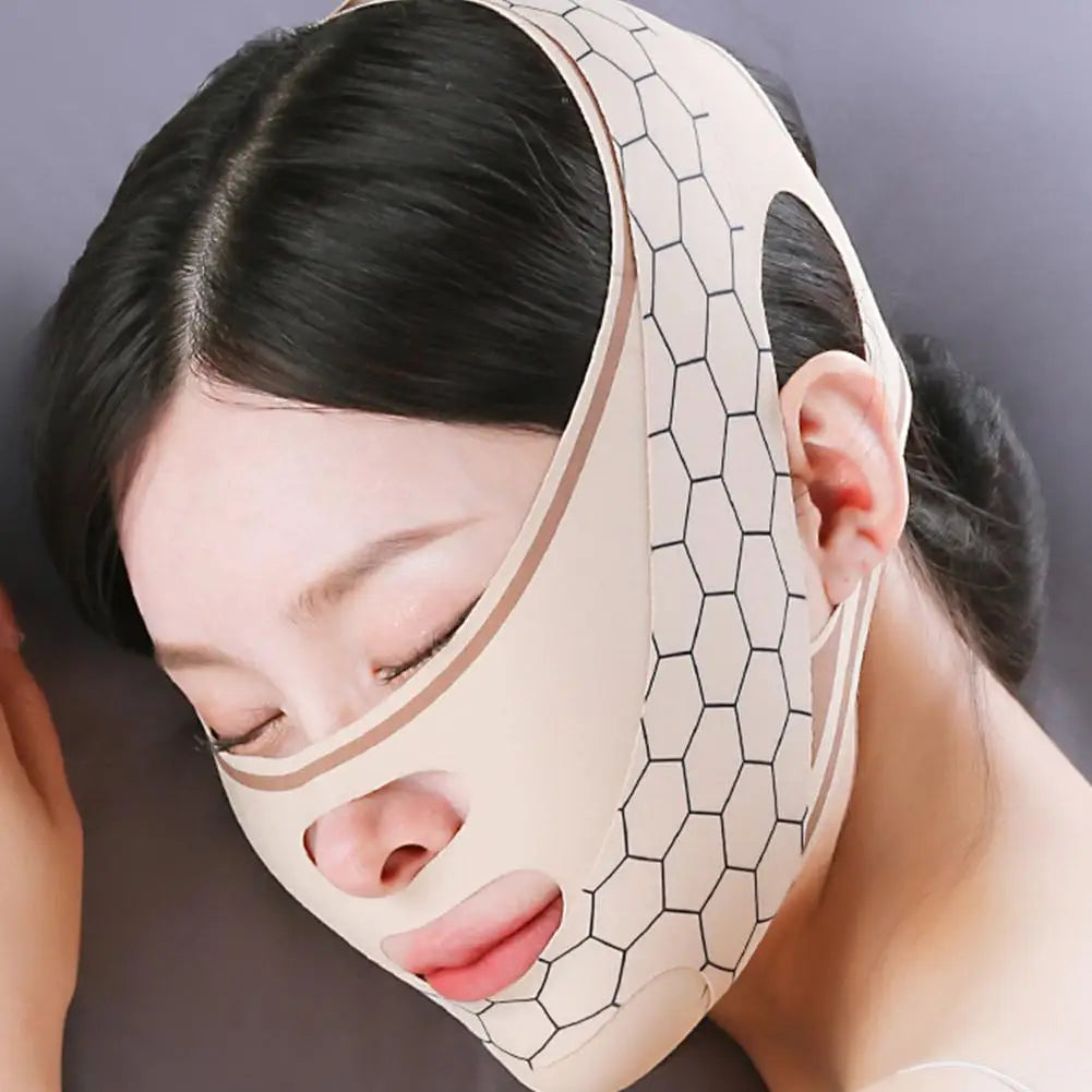 Upgrading Chin Strap for Sleeping, Double Chin Reducer, V Line Lifting Mask Face Slimming Strap, Breathable Jawline Exerciser Oasis Select