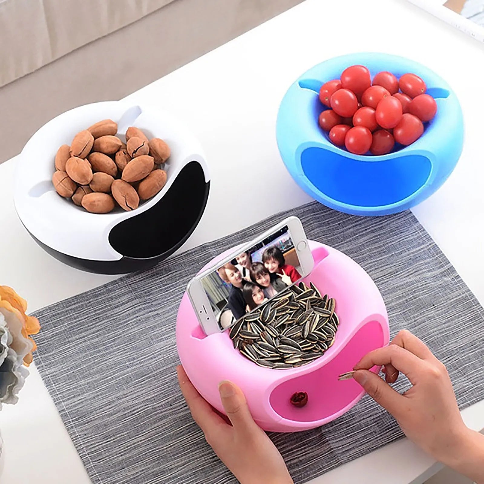 Desktop Storage Box With Creative Design Storage Bowl, Suitable For Dry Item Storage Box Oasis Select