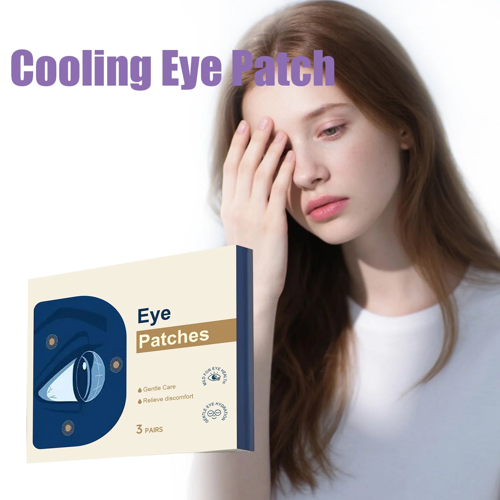 Cooling Eye Patches for Tired Eyes Soothing Hydrating Eye Care Under Eye Gel Mask for Dark Circles Puffy Eyes Travel Friendly Oasis Select