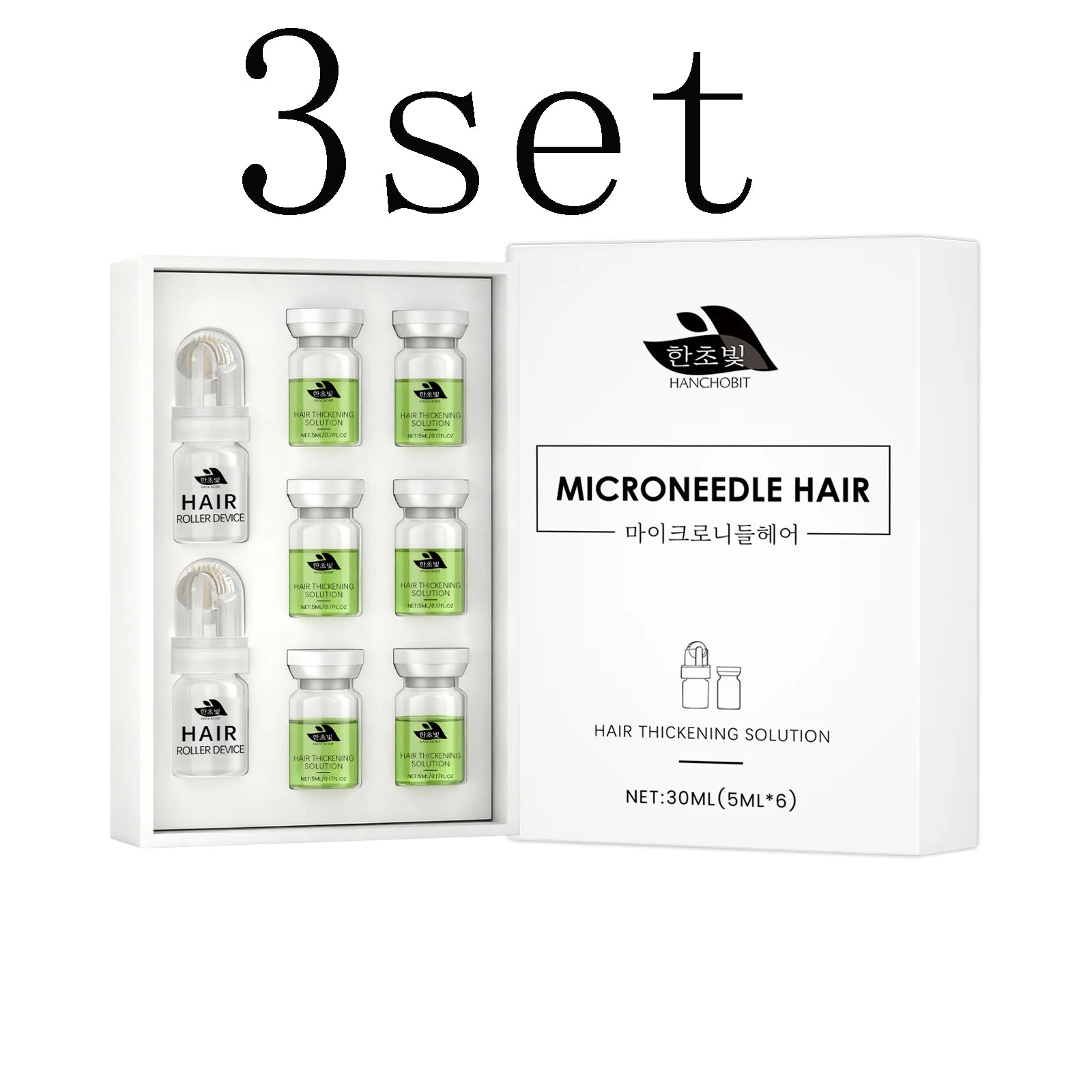 Hair Root Nourishing Roller Serum | Scalp Moisture & Shine Scalp Roller Serum Oasis Select 3set