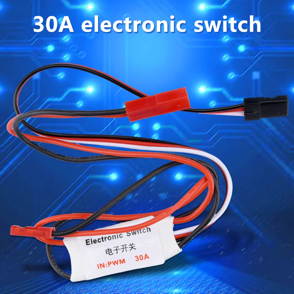 2~30A High Current Remote Control Electronic Switch 3-30V Aerial Model Plant Protection for RC Drone Water Pump PWM Signal Cont Oasis Select