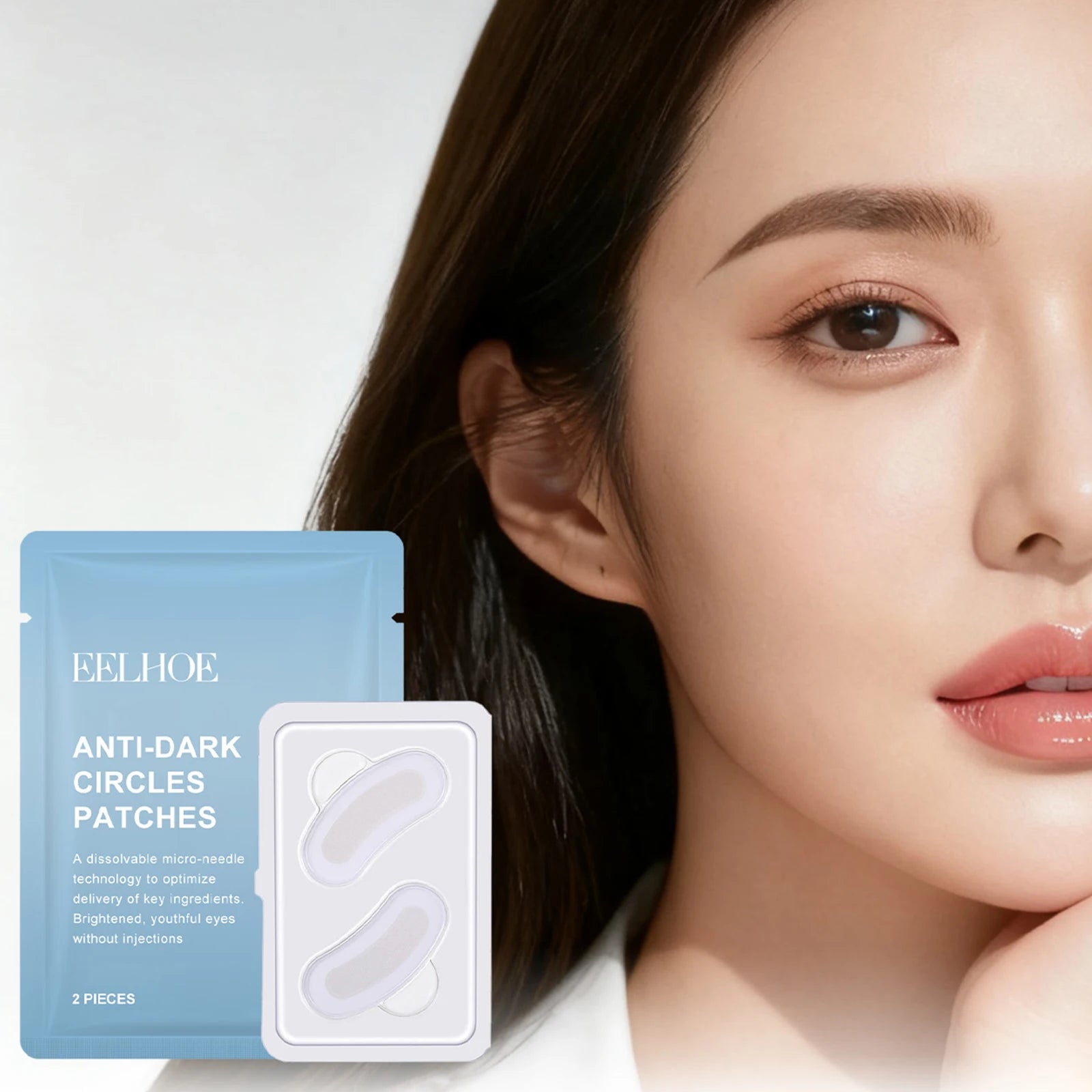 Anti Dark Circles Under Eye Patches Hyaluronic Acid Brightening Eye Mask Puffy Eyes Fine Lines Gentle to Hydrate and Care Oasis Select