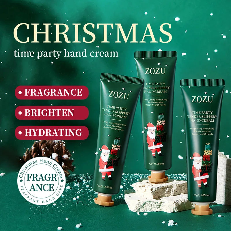 5Pcs Set Fragrance Hand Cream Smooth Refreshing Long-lasting Hydration Moisturizing Hand Care Christmas Gift Oasis Select