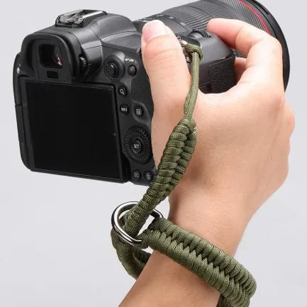 Adjustable Handmade Woven Camera Wrist Strap Quick Release Hand Lanyard for Photographers Compatible with Dslr Mirrorless Camera Oasis Select