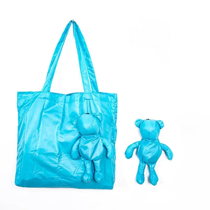 Cute Doll Mini Foldable Shopping Bag Women's Portable Tote Bag 인형 미니 접이식 쇼핑백 Сумка женская Reusable Pouch Oasis Select A7