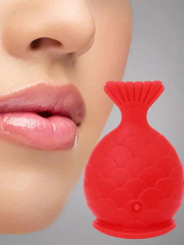 Women Sexy Silicone Full Lip Plumper Lips Soft Silicone Pout Tools Mouth Fish Natural Plump Shape Tool Lip Plumper Lips Care Oasis Select