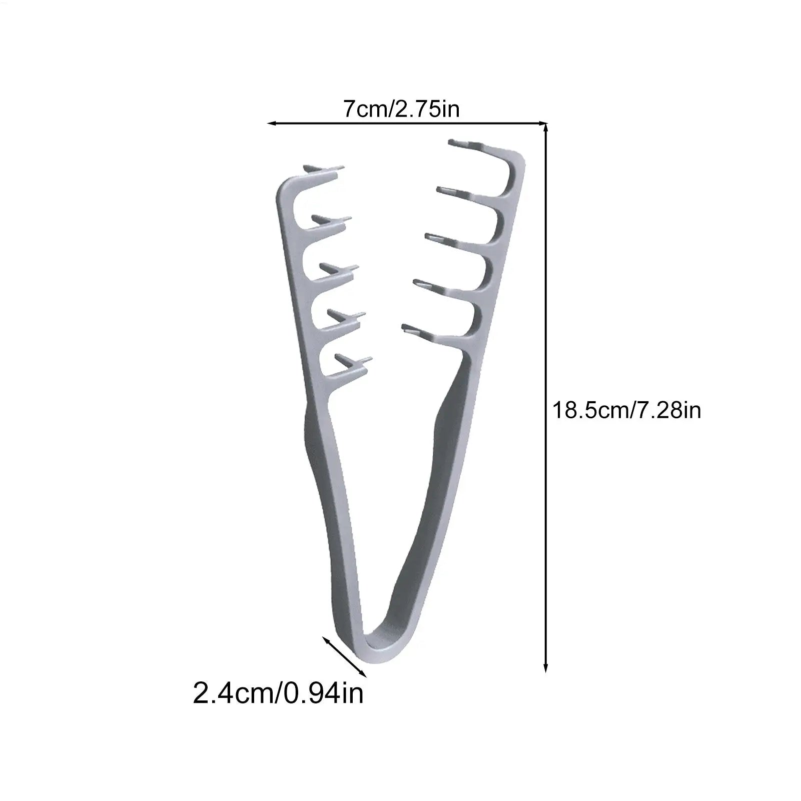 Wide Tooth Detangling Comb Textured Styling Comb Styling Volumizing Tool for Volume and Grooming Accessory Seam Covering Bangs Oasis Select