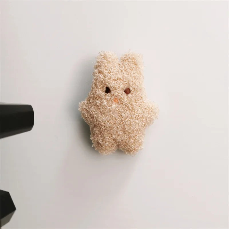 Ins Korean Bear Children's Room Door Rear Handle Silent Anti-collision Sticker Cushion Anti-Bump Wall Protector Door Stopper Oasis Select Light Brown Rabbit
