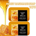 2PCS Honey Soap, Deep Cleaning, Hydrating and Moisturizing, Softens Rough Skin, Smoothes Skin, Easy to Carry for Outdoor Travel Oasis Select 140g
