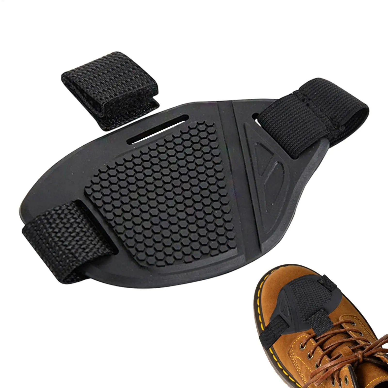 Motorcycle Shift Pad Anti-Slip Gear Shoes Cover Motorcycle Boots Cover Protector Pad Pedal Foot Pad Rubber Cover Accessories Oasis Select