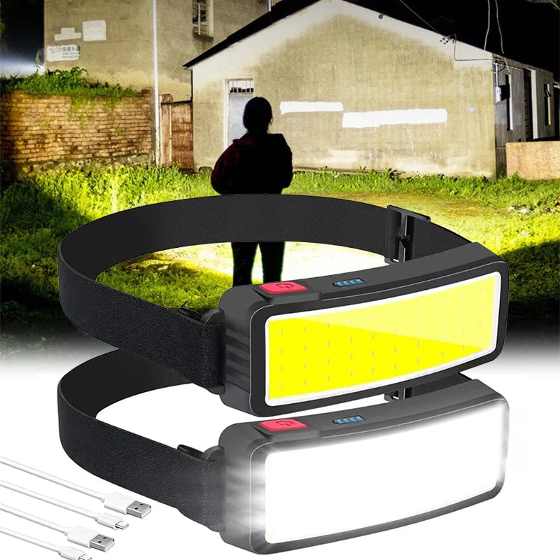 COB LED USB Rechargeable Headlamp 500 Lumens | 3 Modes