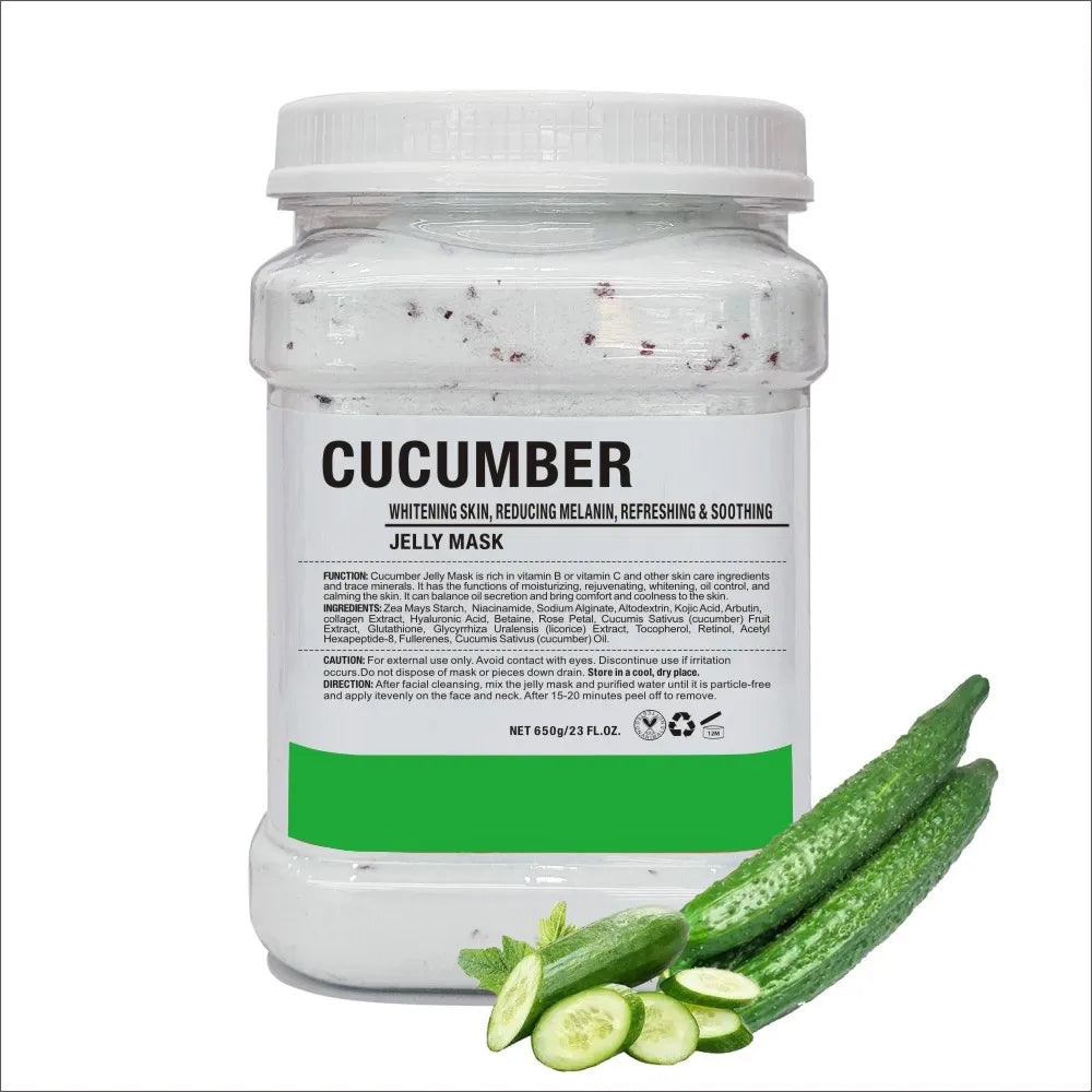 650g Nicotinamide Jelly Mask Powder Diy Jelly Care Mask To Increase Skin Elasticity and Soften The Face Skin Peels Facial Mask Oasis Select cucumber