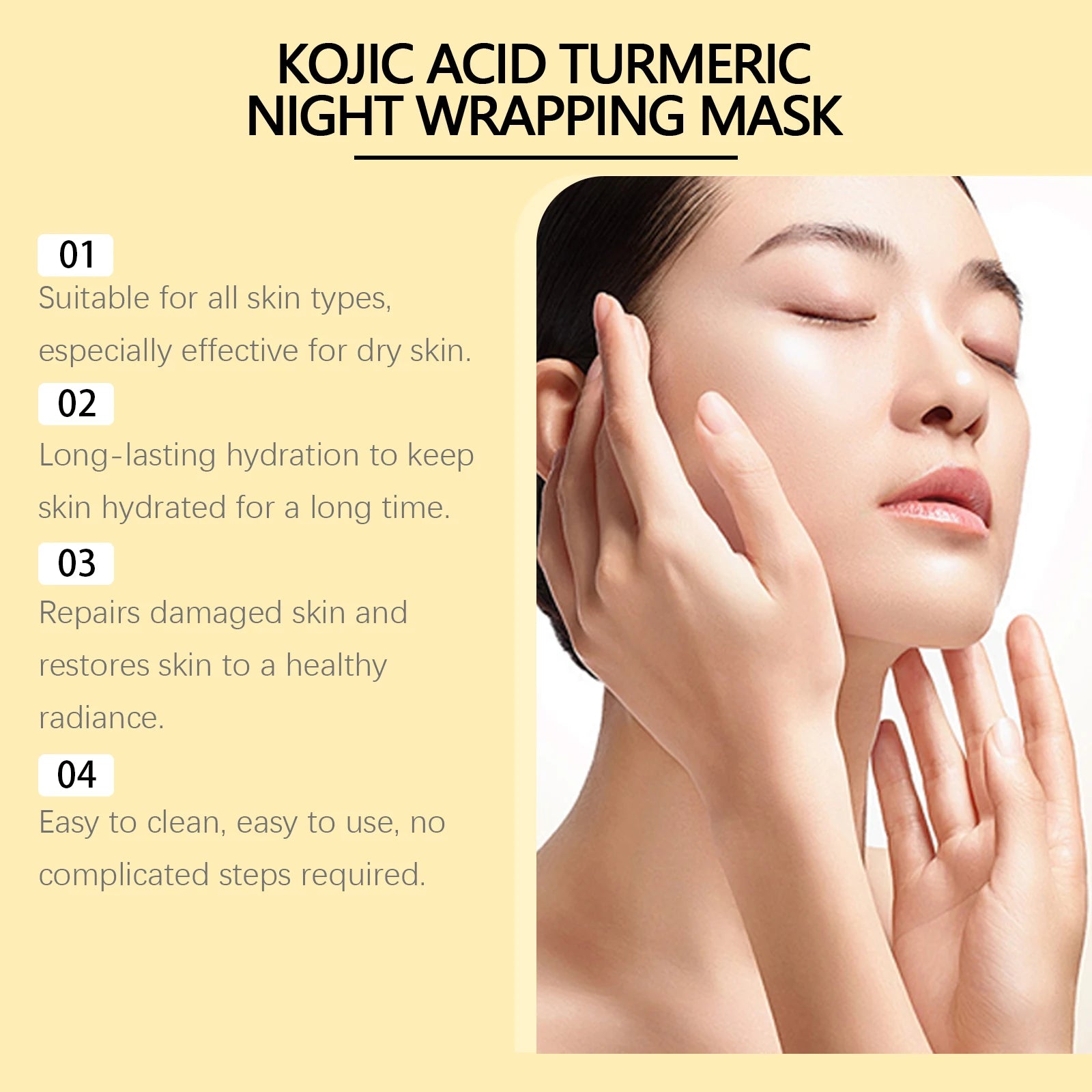 Turmeric Collagen Peel-Off Face Mask with Scraper – 75g Peel-Off Face Mask Oasis Select