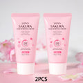 LAIKOU Sakura Hair Removal Cream 50g Gentle Depilatory Cream For Men Women Body Armpit Legs Moisturizing Smooth Skin Hair Remove Oasis Select 2PCS