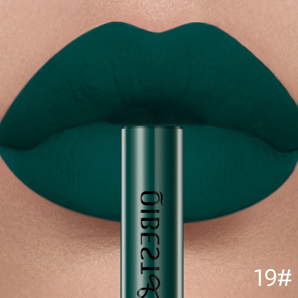QIBEST Matte Liquid Lipstick – Long-Lasting Velvet Lip Gloss