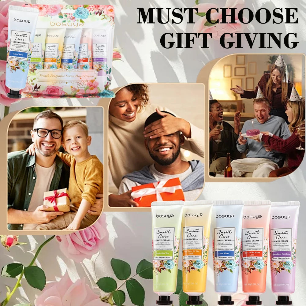 5PCS Fragrant Hand Cream, Containing Shea Butter, Glycerin and Other Ingredients Oasis Select