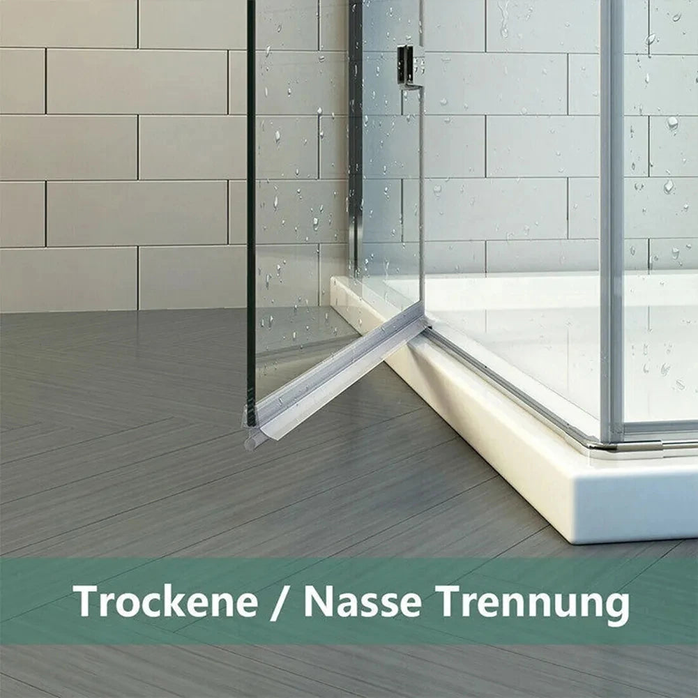 4-6mm Up to 30mm Gap Bath Shower Screen Door Seal Strip Weatherstrip Seal Shower Door Seal Water Deflector Bathroom Accessories Oasis Select