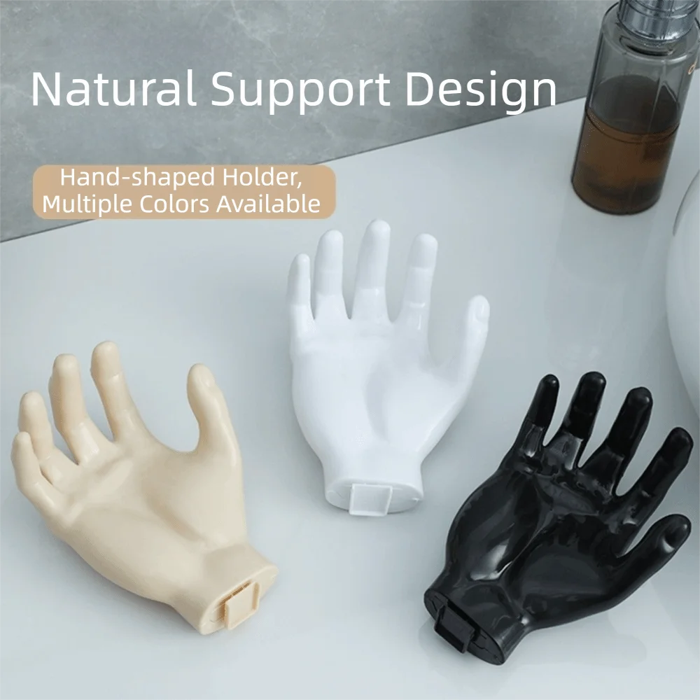 Hand Shape Wall Mounted Storage Rack – Bathroom & Office Hook
