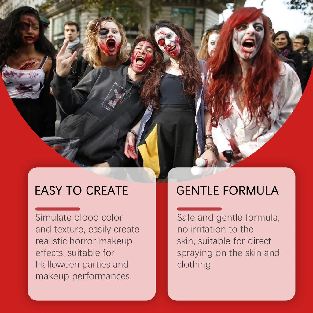 Eelhoe Fake Blood Spray 60ml – Halloween SFX Makeup Prop Fake Blood Spray Oasis Select
