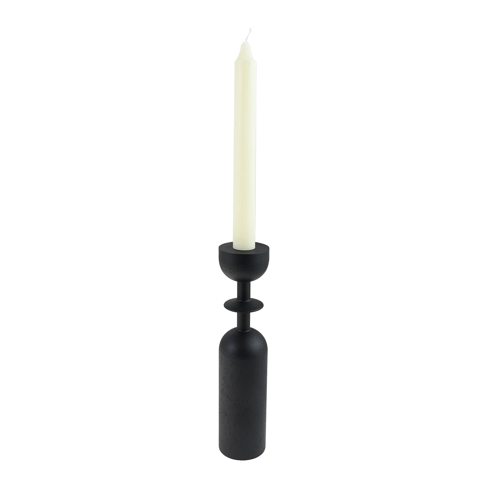 For Decorating Fireplace/dining Table/living Room 1/3Pcs Black Wooden Candlestick Home Decoration Add A Romantic Atmosphere Oasis Select