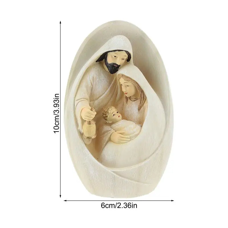 Nativity Scene Figurines Holy Family Nativity Statue Figurines Nativity Scene Resin Figurines Nativity Sets For Christmas Gift Oasis Select