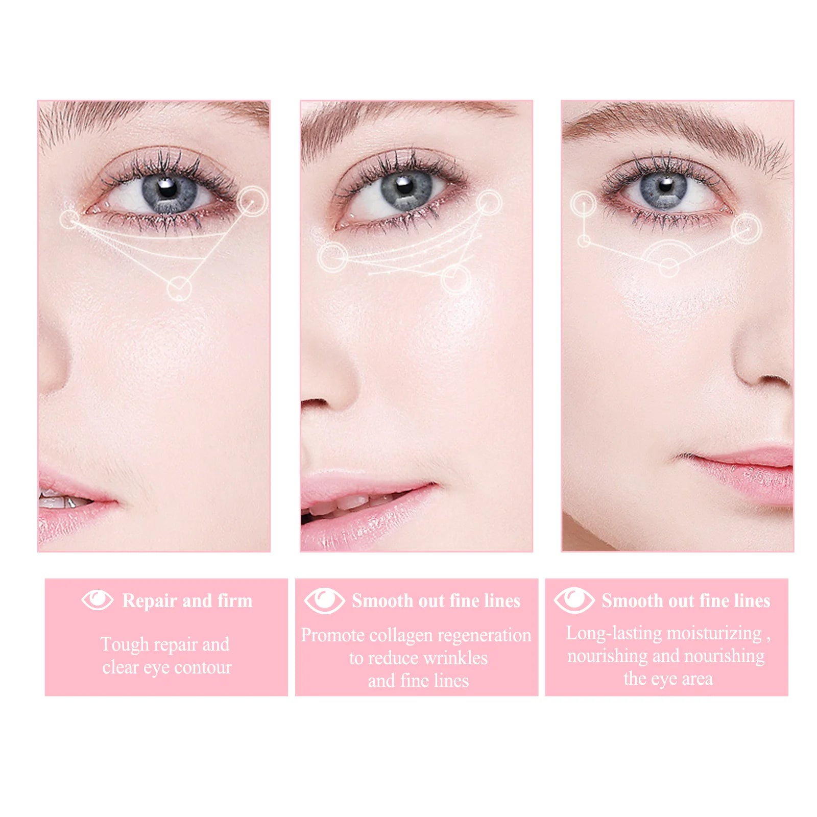 Retinol Eye Cream Stick Lifting Fade Fine Line Remove Dark Circles Eye Bags Anti Puffiness Moisturizing Smoothing Eye Skin Care Oasis Select