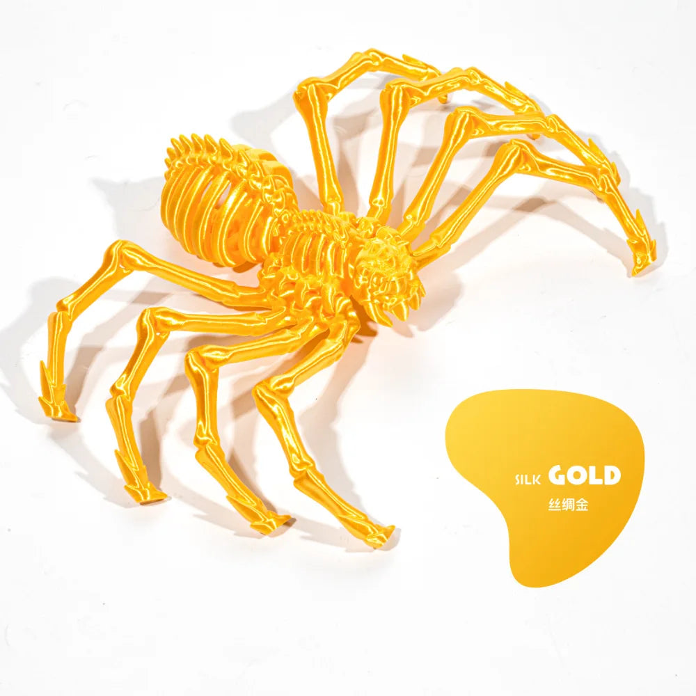 3D Printing Spider Animals Toy Realistic Colorful Spider Figurine Articulated Fidget Toy for Spider Lovers Halloween Home Decor Oasis Select Color 12 12CM