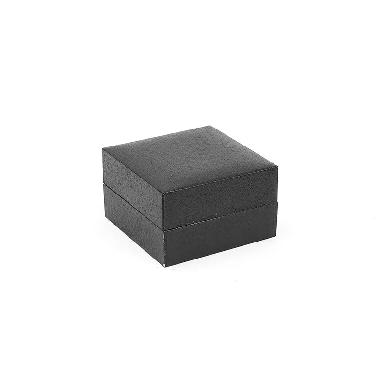 Flip Top Watch Box – Flannel Lined PU Leather Gift Storage