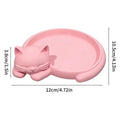 Jewellery Tray Decorative Cat Shape Jewelry Storage Trinket Organizer Dish Trinket Tray Cat Shape Necklaces Storage Tray Oasis Select Pink