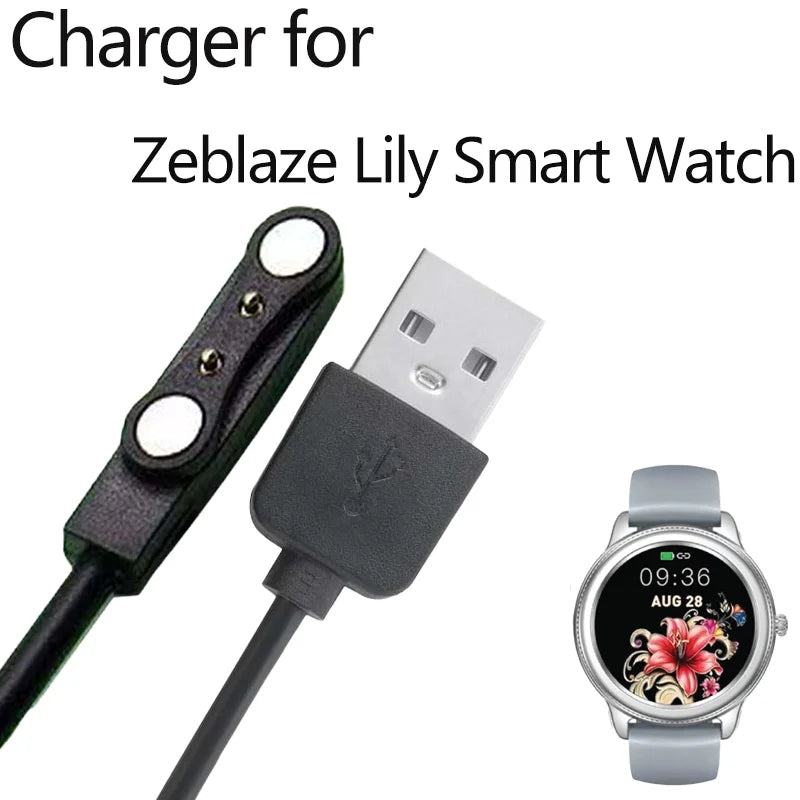 USB Charger Cable for Zeblaze Lily Smartwatch – 60cm Smartwatch Charger Oasis Select