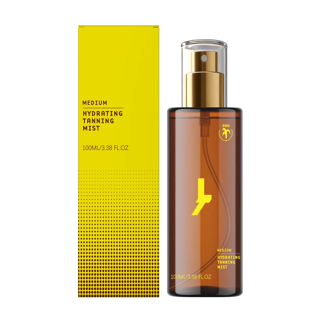 Body Self Tanning Essence Spray Quick Natural Tanning Moisturizing Sunless Promote Body Face Bronze Wheat Skin Self Tanner Spray Oasis Select 100ml Boxed