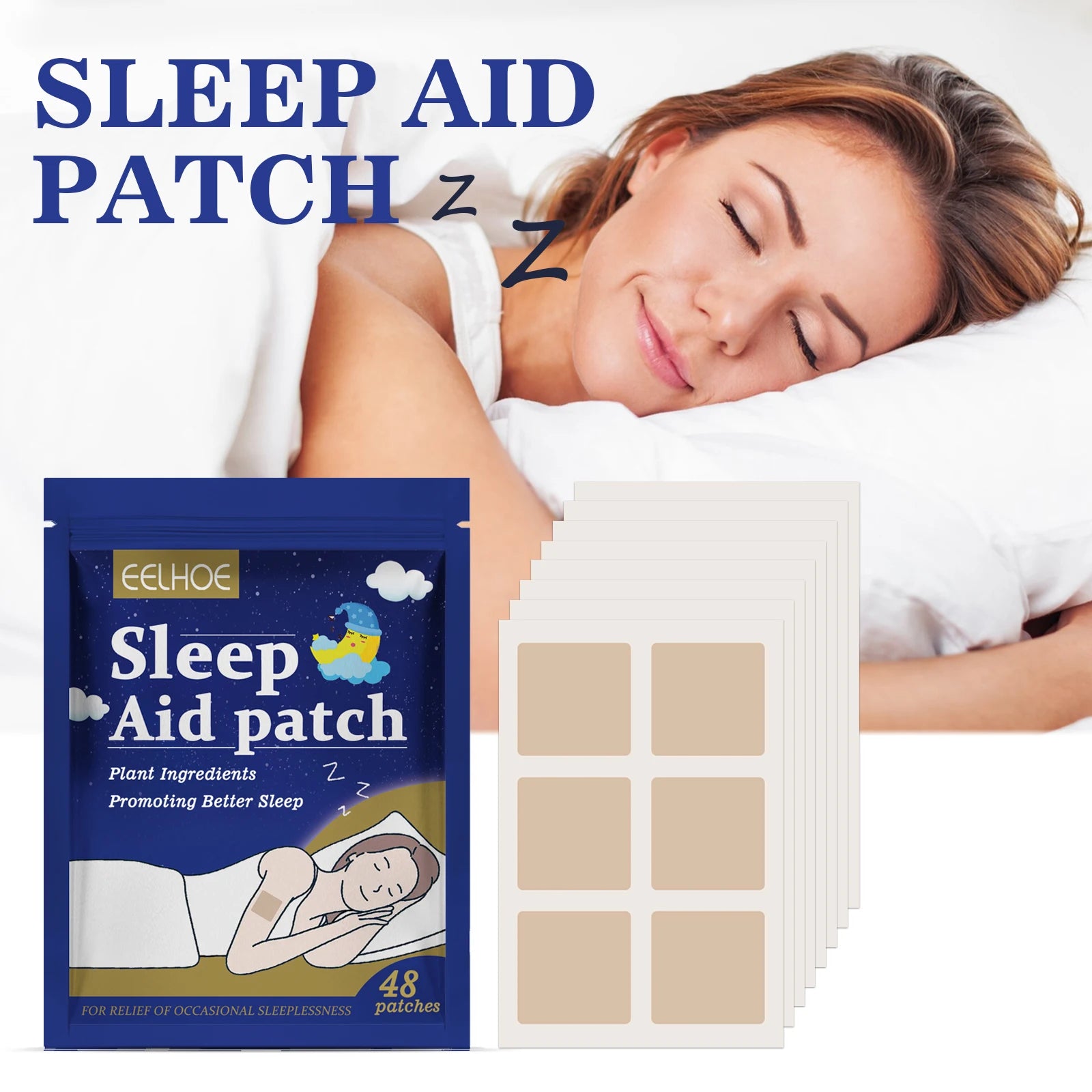 EELHOE Sleep Patches – Relieve Insomnia & Reduce Dark Circles Sleep Aid Patches Oasis Select