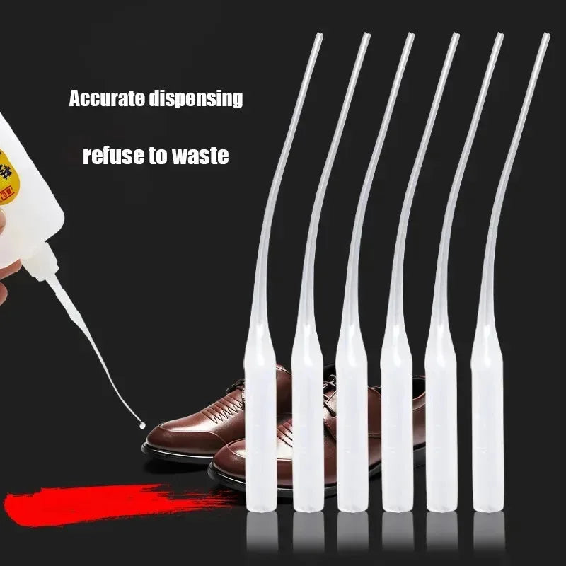 50/300pcs Adhesive Dispenser Accessories Fine Glue Nozzle Plastic Glue Bottle Head Glue Applicator Precision Suitable For Making Oasis Select