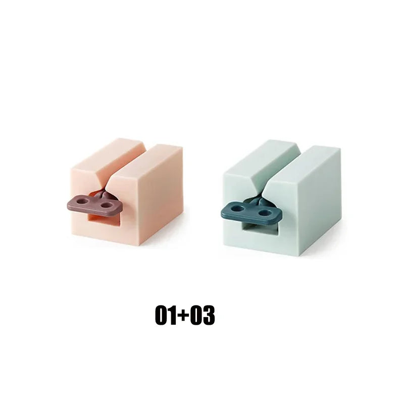 1/2Pcs Toothpaste Squeezer Portable Manual Squeeze With Rolling Tube Facial Cleanser Dispenser Holder Home Bathroom Accessories Oasis Select 2pcs-mix-02 2