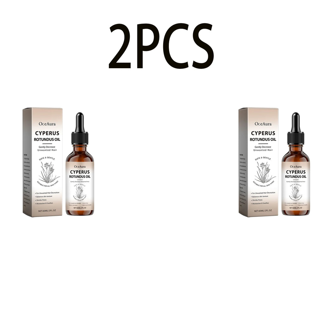 Body Hair Removal Oil for Hair Removal Essence Reduce Armpit Arms Body Hair Inhibitor Shrink Pores Smooth Skin Care Serum Oasis Select 60mlx2boxed