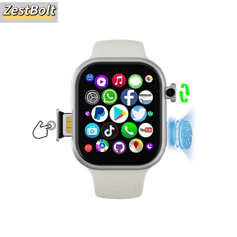 GOLDENSPIKE VP19 Pro 4G Android Smartwatch | AMOLED GPS Camera
