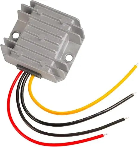 DC/DC 12V 24V Step-Down to 5V 10A Converter Voltage Reducer Waterproof Adjustable Regulator for Golf Cart Power Module Club Car Oasis Select 12V 24V to 5V 10A