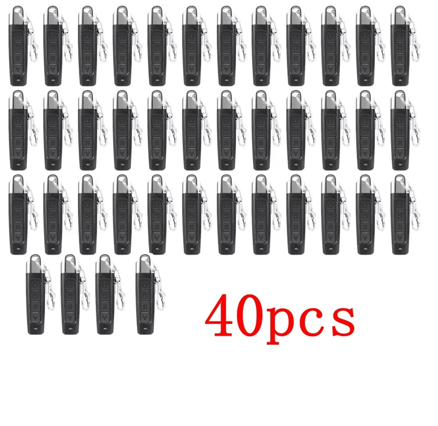 50PCS 433mhz Remote Control Duplicator Universal Remote key Copy Clone Replacement Garage Door Keychain RF 433Mhz Transmitter Oasis Select 40PCS
