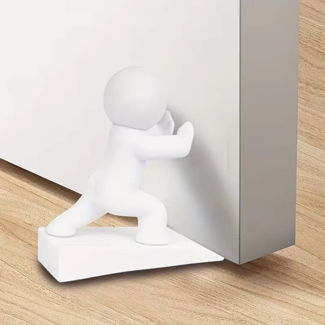 Funny Human Figurine Door Holder Anti-Collision Door Bumper Cute Household Door Stopper Home Decoration Figurine Oasis Select