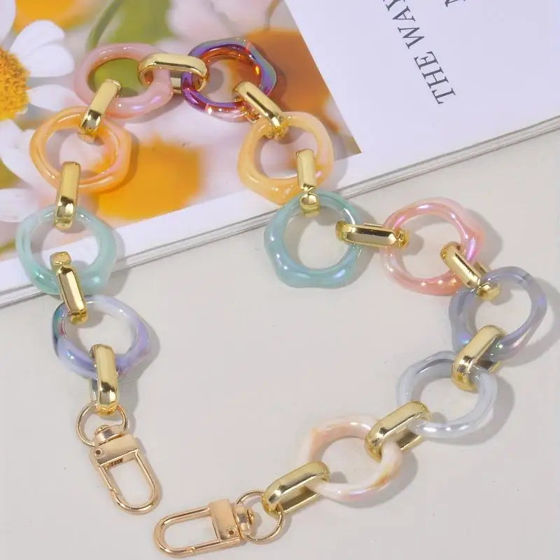 Acrylic Replaceable Detachable Bag Chain Strap Purse Handbag Bag Straps Resin Crossbody Shoulder Bag Diy Accessories Oasis Select C