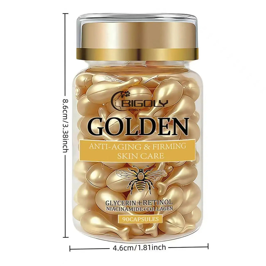 Retinol & Collagen Face Serum Capsules – 90ct Anti-Aging Face Serum Capsules Oasis Select