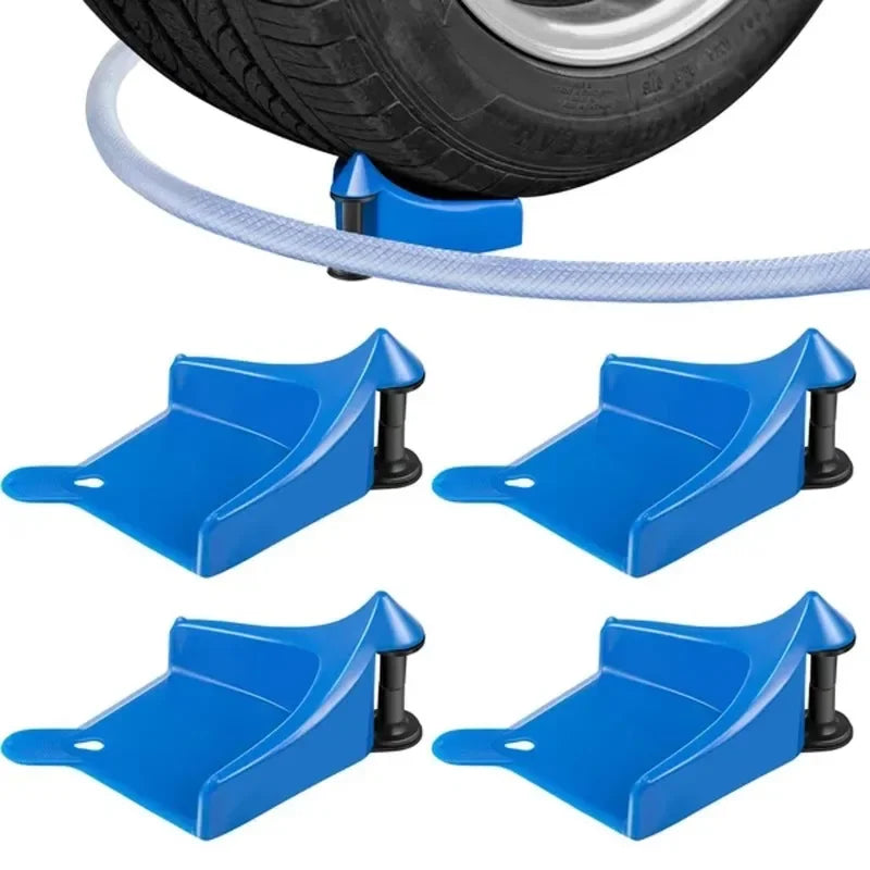 Universal Car Washing Water Pipe Car Hose Slide Tire Wedge Wash Tube Anti Pinch Tools Portable Tire Wedge Auto Detailing Tools Oasis Select