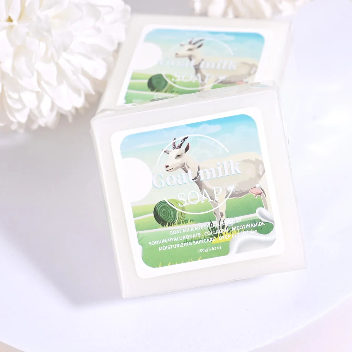 Niacinamide Goat Milk Soap with Collagen – Handmade Bar