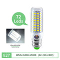 E27 E14 LED Corn Bulb 220V 5730 SMD – Energy Saving 50,000Hr LED Corn Bulb Oasis Select 72leds E27 White